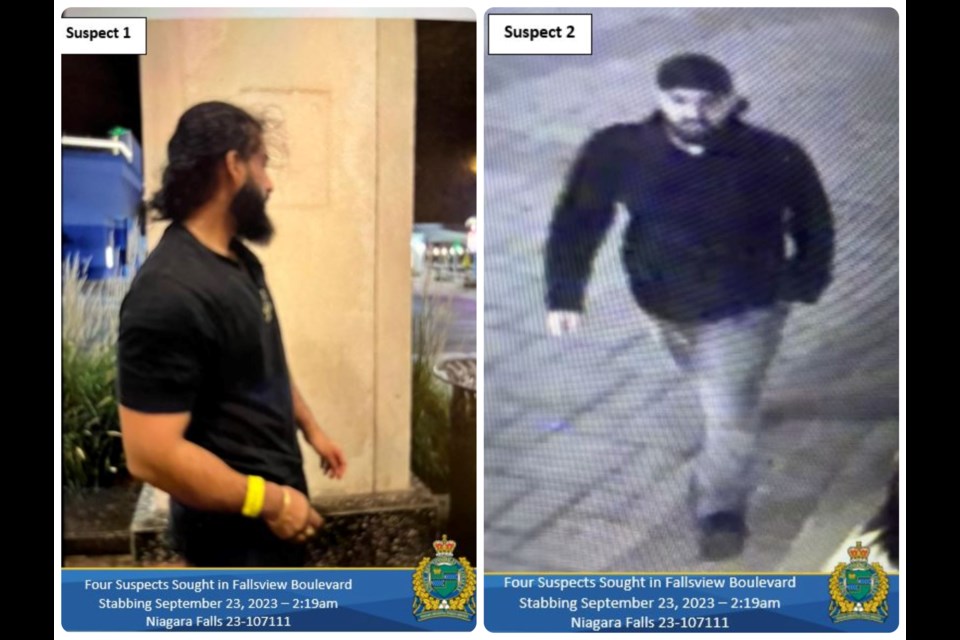 Suspects 1 (left) and 2 (right)
